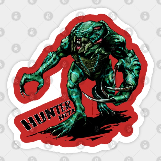 Resident Evil 3 remake Hunter Beta Sticker by AndreyG